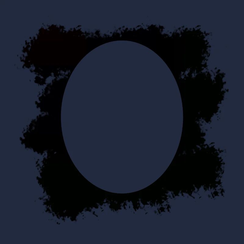 Fond de tache de couleur noire ovale