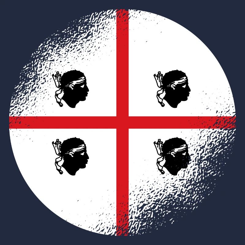 Drapeau de Sardaigne d’occasion Look Drapeau sarde Vintage