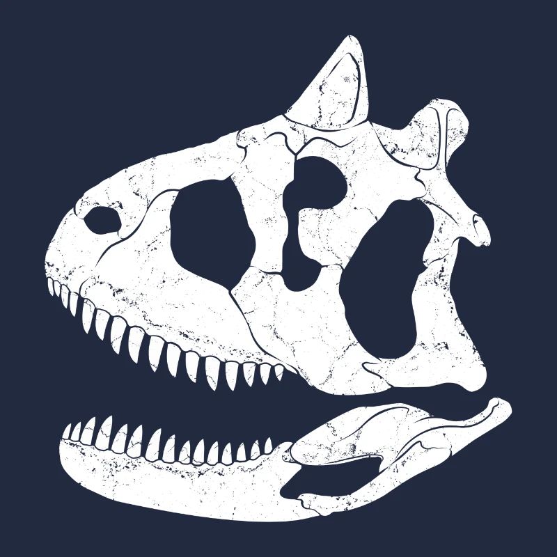 Carnotaurus fossil skull