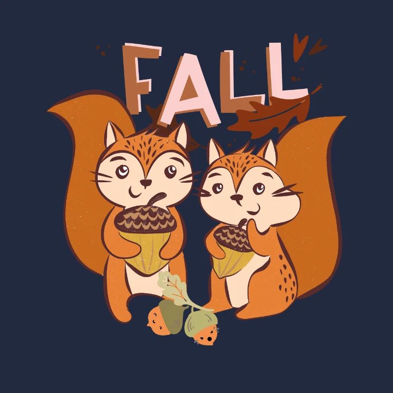 Herbst Eichhörnchen