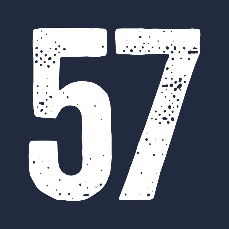 57 Numéros Blanc