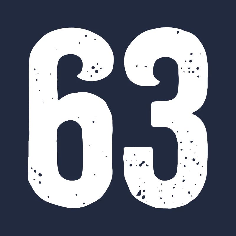 63 Numéros Blanc