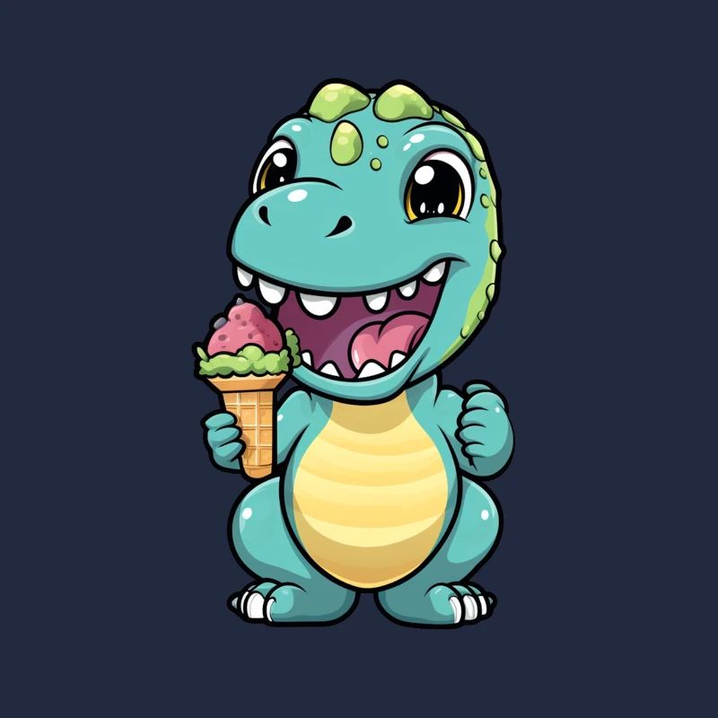 Dino isst Eis