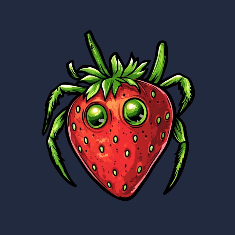 Erdbeerspinne Erdbeere Spinne