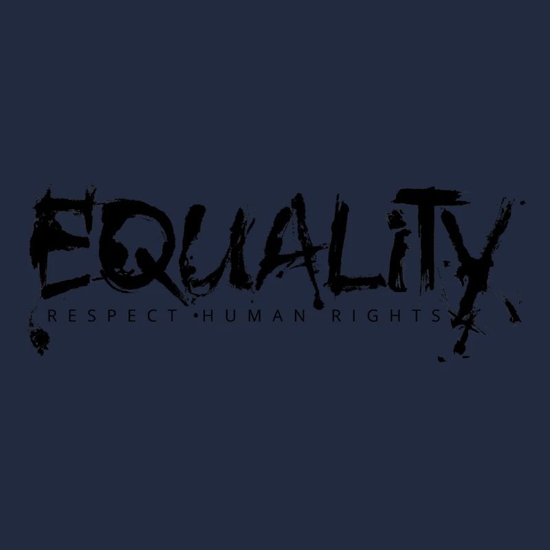 EQUALITY Schriftzug schwarz