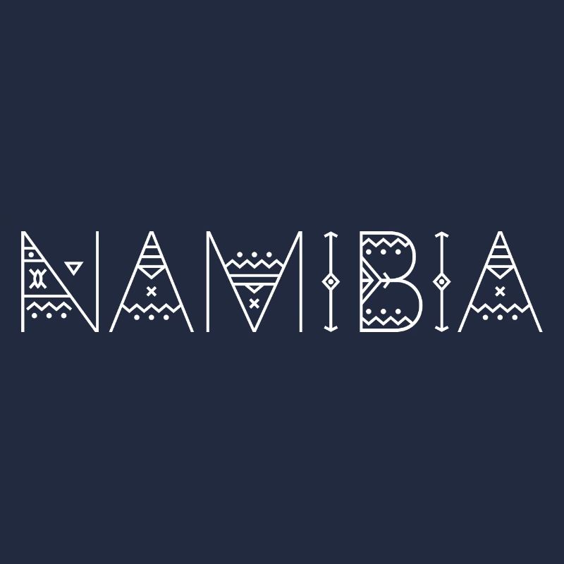 Namibia lettering