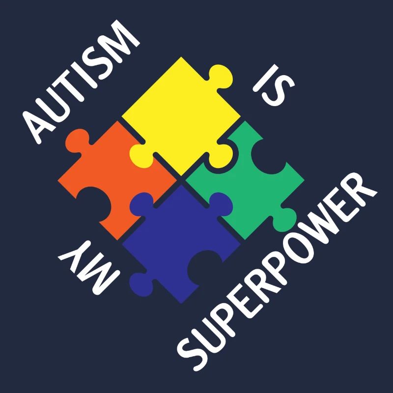 Autism is my superpower puzzle joke