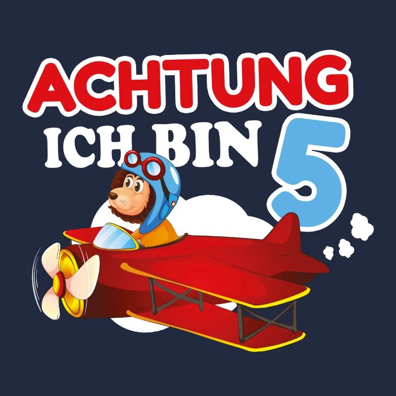 FLUGZEUG PILOT JUNGE BUBEN 5. GEBURTSTAG GESCHENK