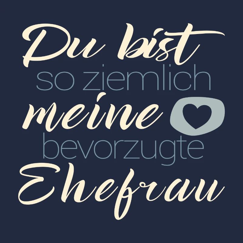 Bevorzugte Ehefrau Valentinsgeschenk Mann