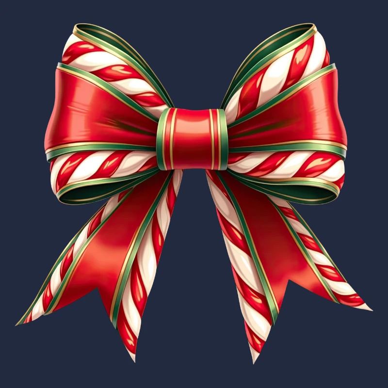 Weihnachtsgeschenk mit Zuckerrohrschleife