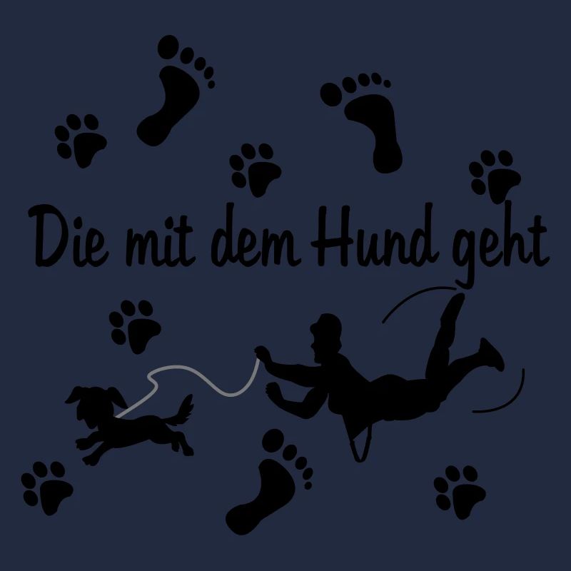 Die mit dem Hund geht!