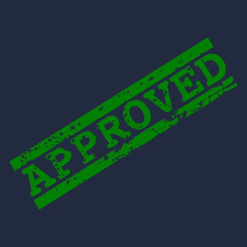Timbre APPROUVÉ vert [conception de t-shirt]