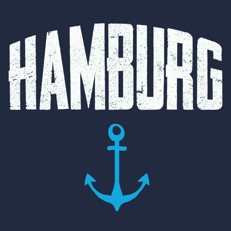 Hambourg, ancre, port, perle