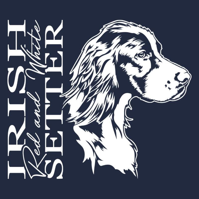 Irish Red and White Setter Jagdhund Hunde Wilsigns
