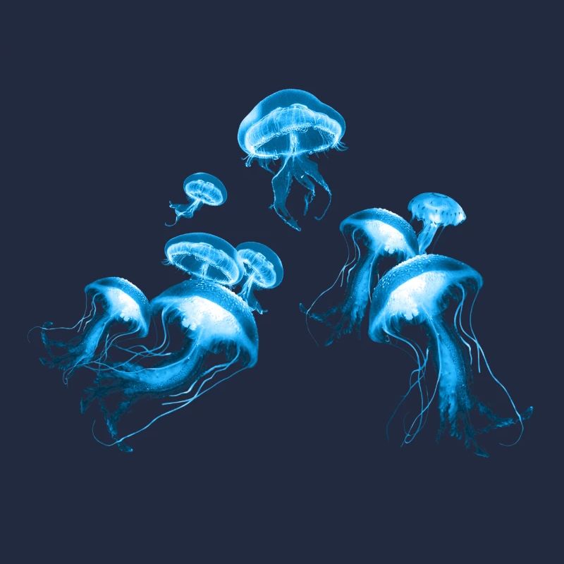 blaue Qualle