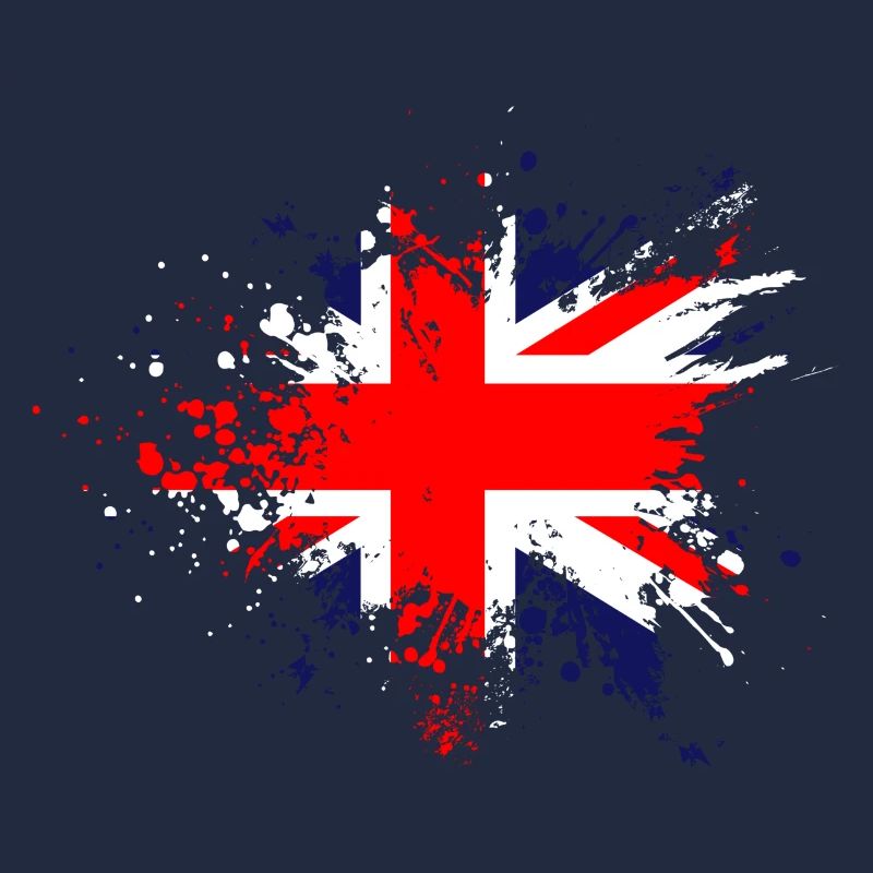 Royaume-Uni drapeau Spritzer Union Jack Klecks