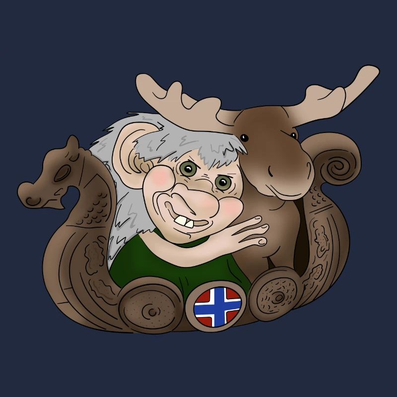 Norway - Troll and Moose