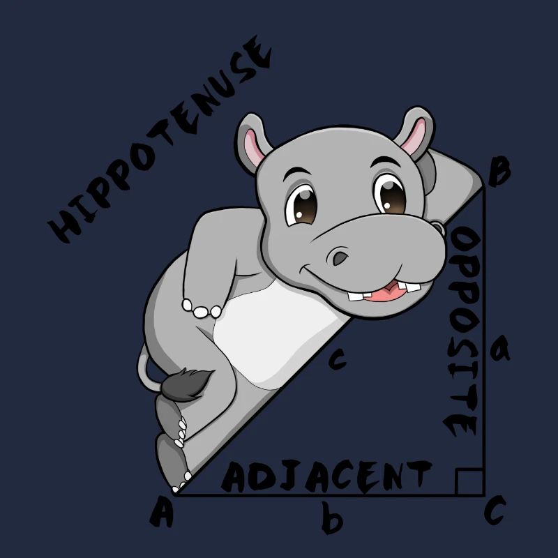 Hippotenuse Cool Fun Shirt Pythagore Math Lovers