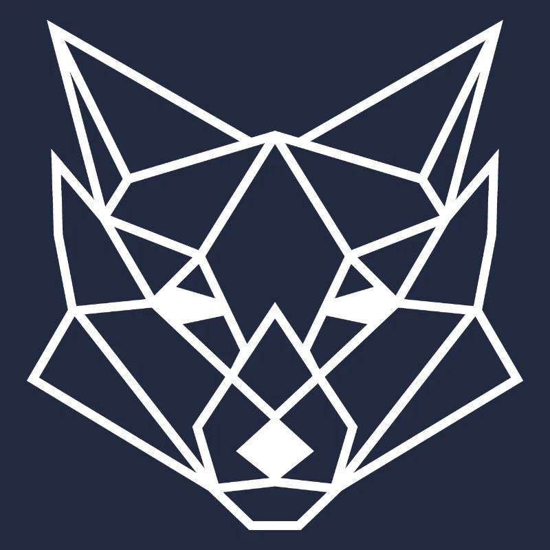 Geometrischer Fuchs Poly Geschenk Idee Polygon