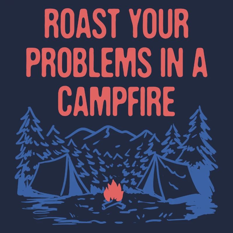 Problèmes de torréfaction dans un camp Camp Positivity Camping