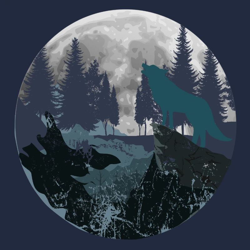 Mountain Wolf Moon