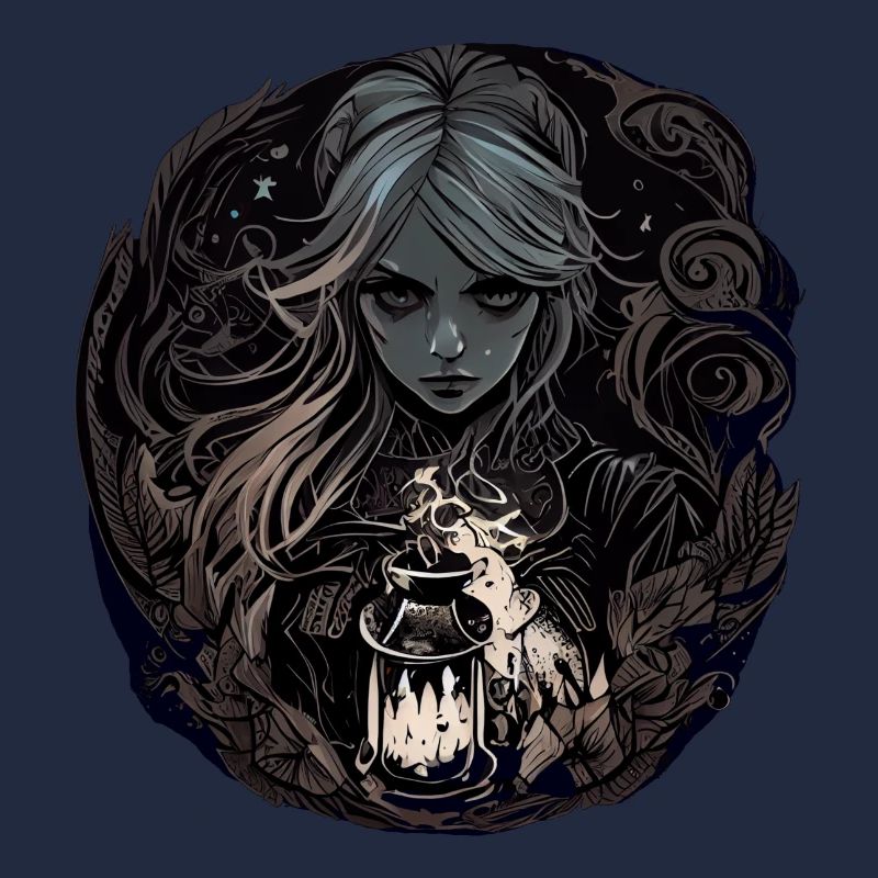Düstere wunderschöne Hexe / Wicca