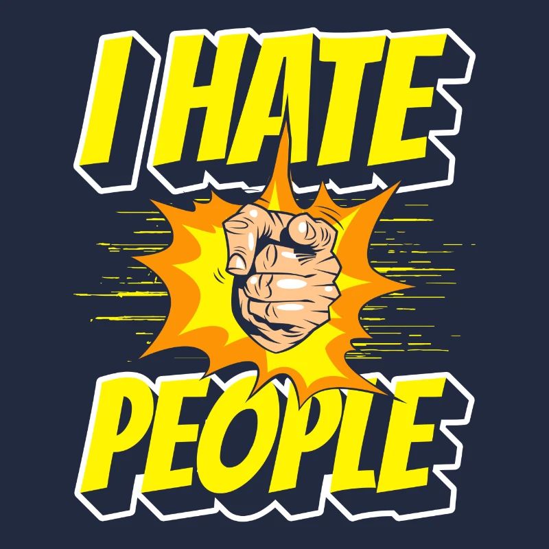 Hatred, humor, aversion, irony