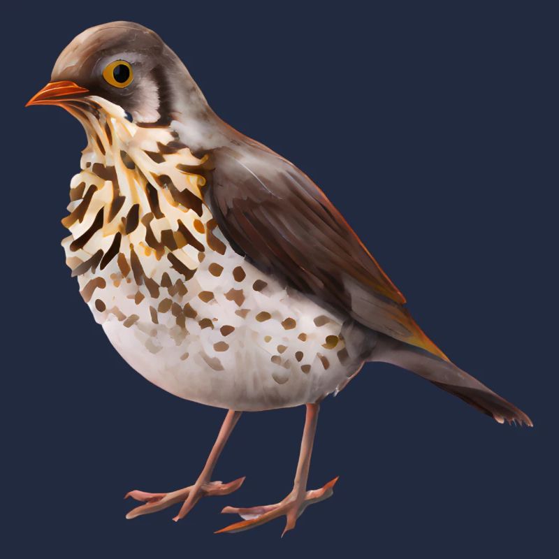 Grive oiseau