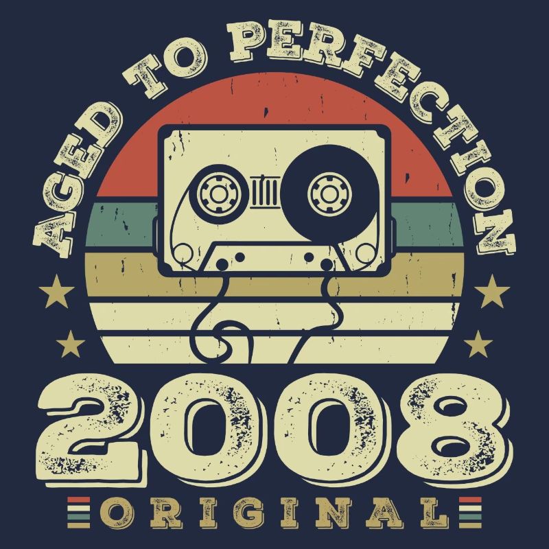 Original Vintage Jubiläumsgeschenkidee 2008