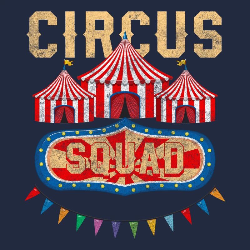 Spectacle de chapiteau de cirque Animaux