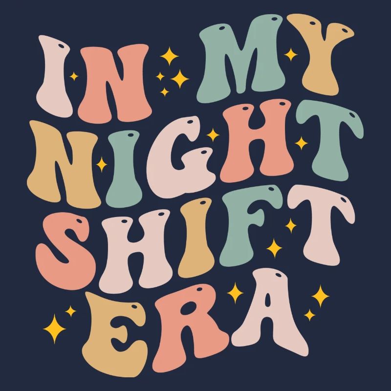 In My Night Shift Era Retro Night Shift - Nurse