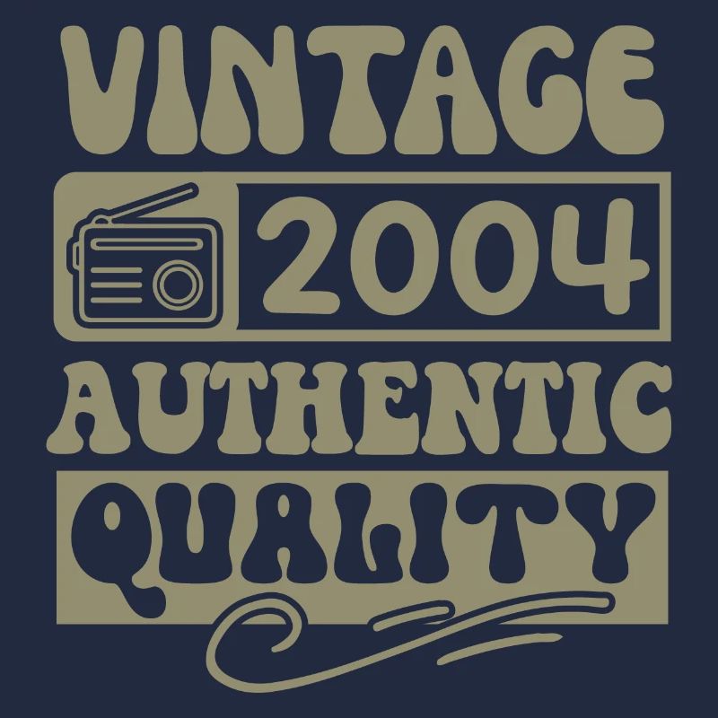 Authentic 2004 Millésime 2004 - Vintage 2004 Rétro