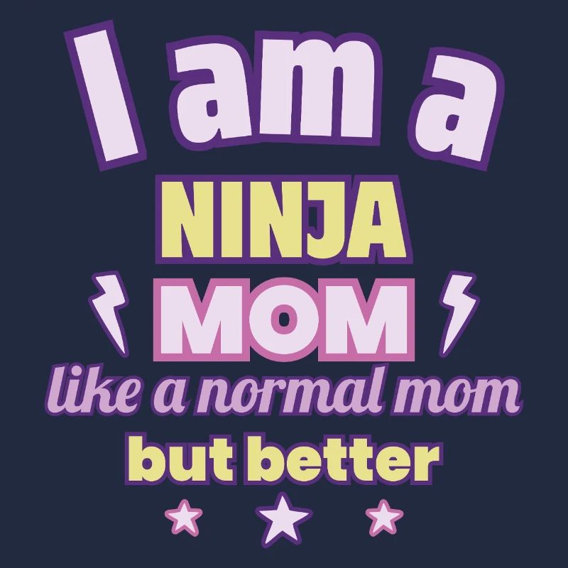 Ninja-Mama, Muttertag Geschenk, Kampfsport