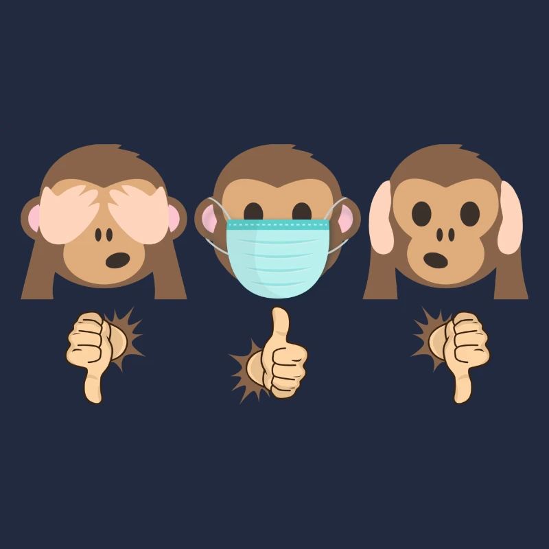 3 singes de mode (édition à deux ignorants)