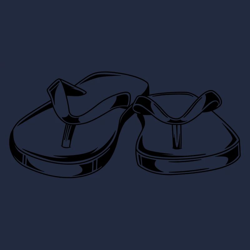 flip flops latschen symbol