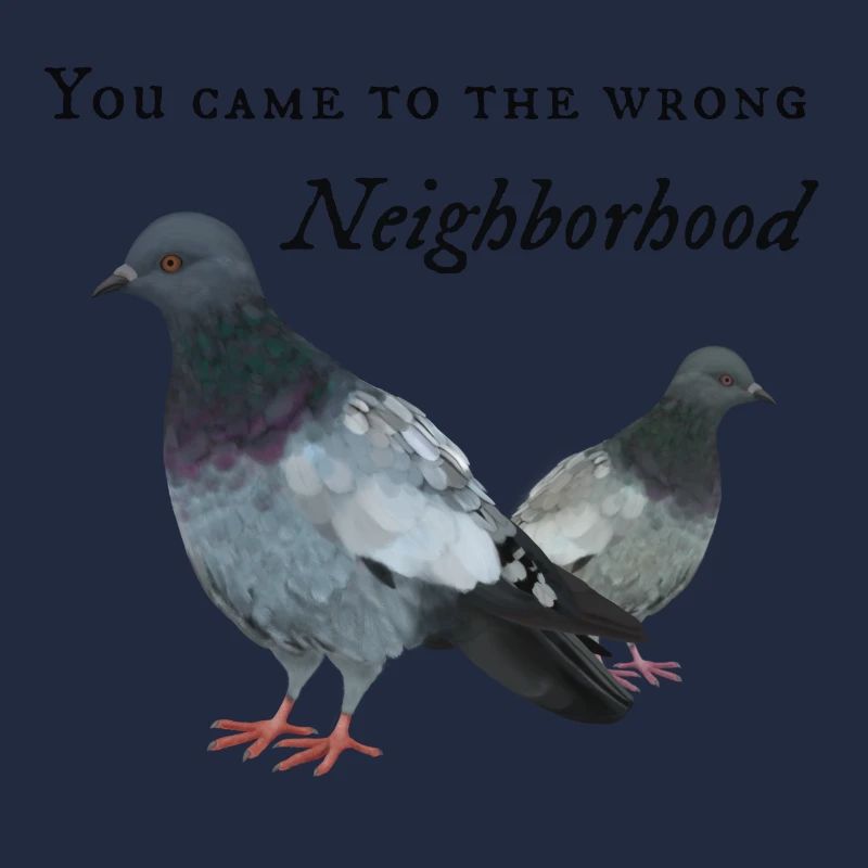 Pigeon dans le mauvais quartier