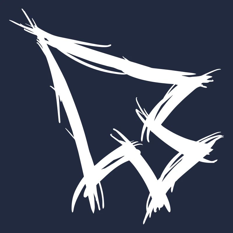 Mouse pointer cursor, arrow, hand drawn.