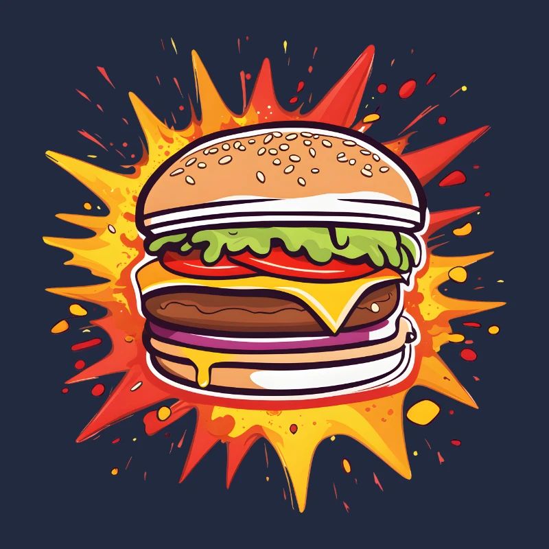 Burger plein de saveur