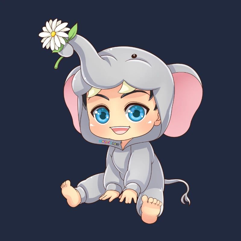 MOSBIES Elephant Flower Chibi Cosplay Gift