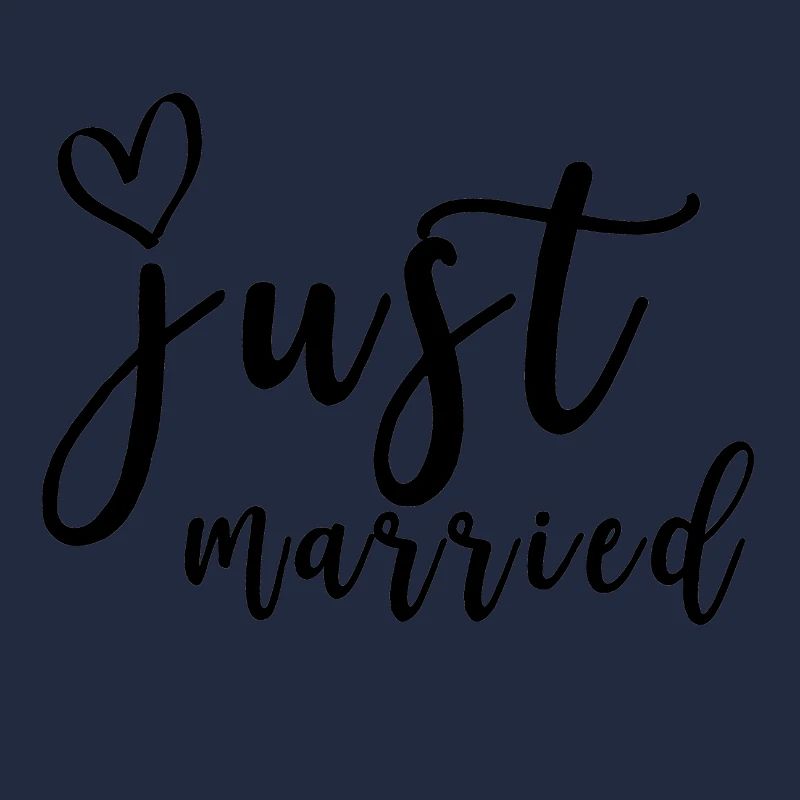just married Geschenk