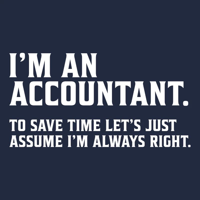 Je suis un comptable comptable conseiller financier cadeau