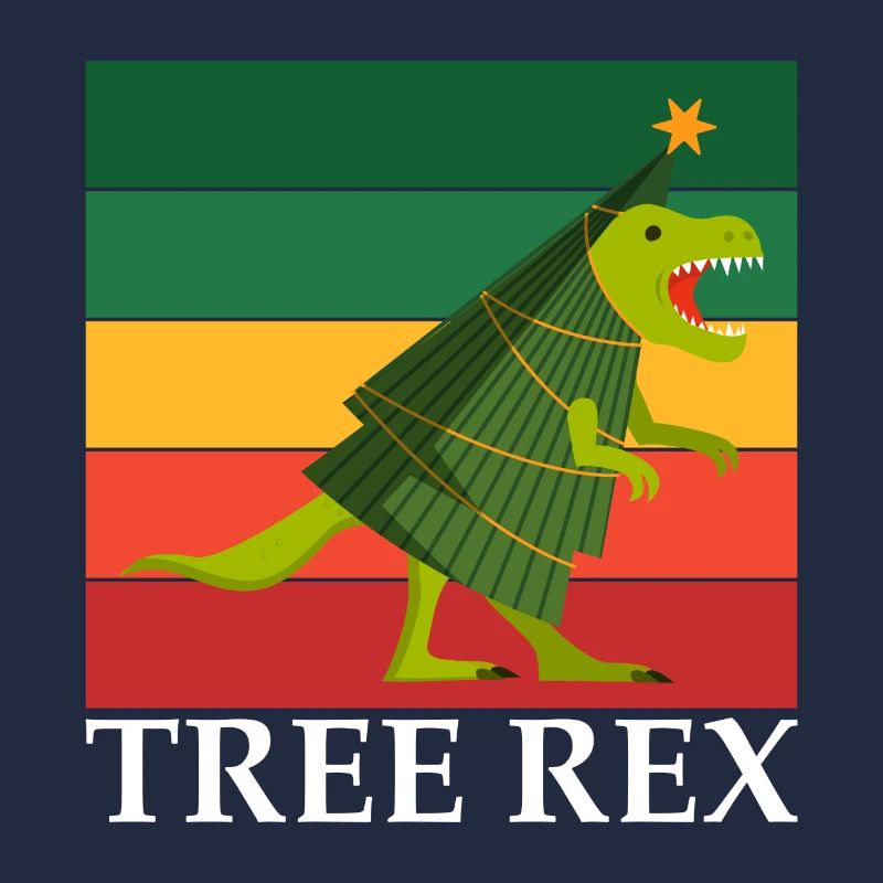 Tree rex christmas Dinosaurier Geschenk Spruch