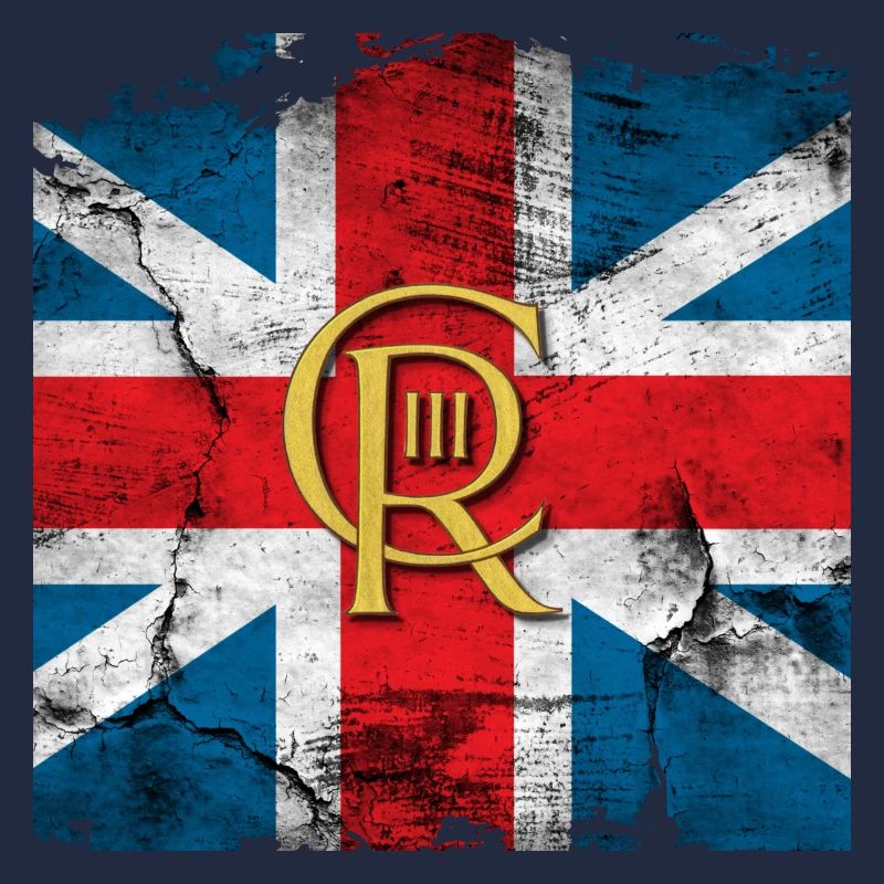 Couronnement du roi britannique Charles Angleterre Drapeau