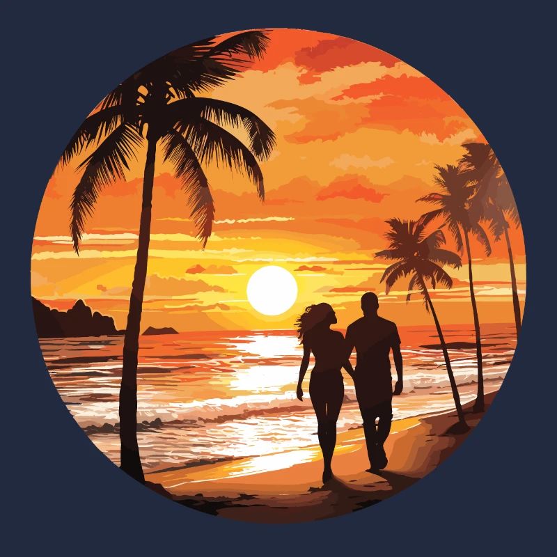 Strand Romantisches Paar