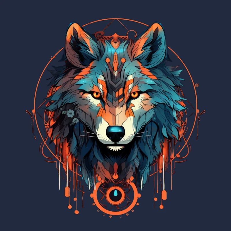 Mystischer Wolfskreis