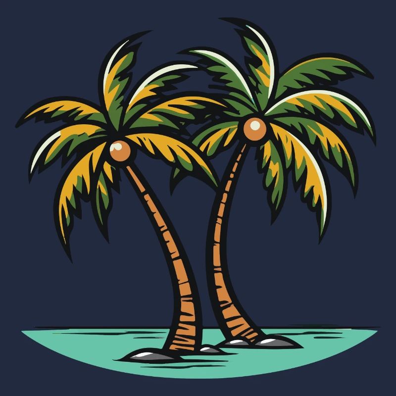 Palmen Insel