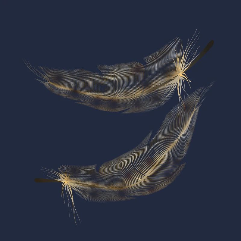 feathers brown shade
