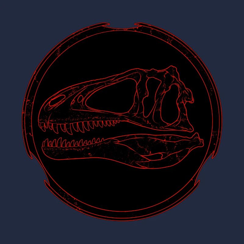 Acrocanthosaurus Fossilschädel