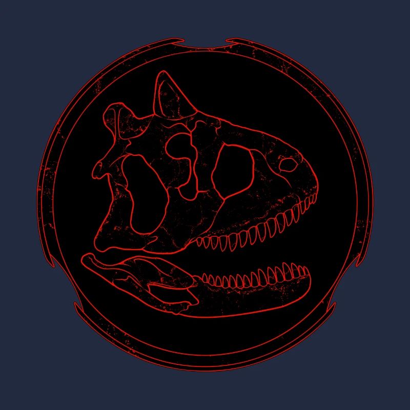 Carnotaurus Fossil Schädel