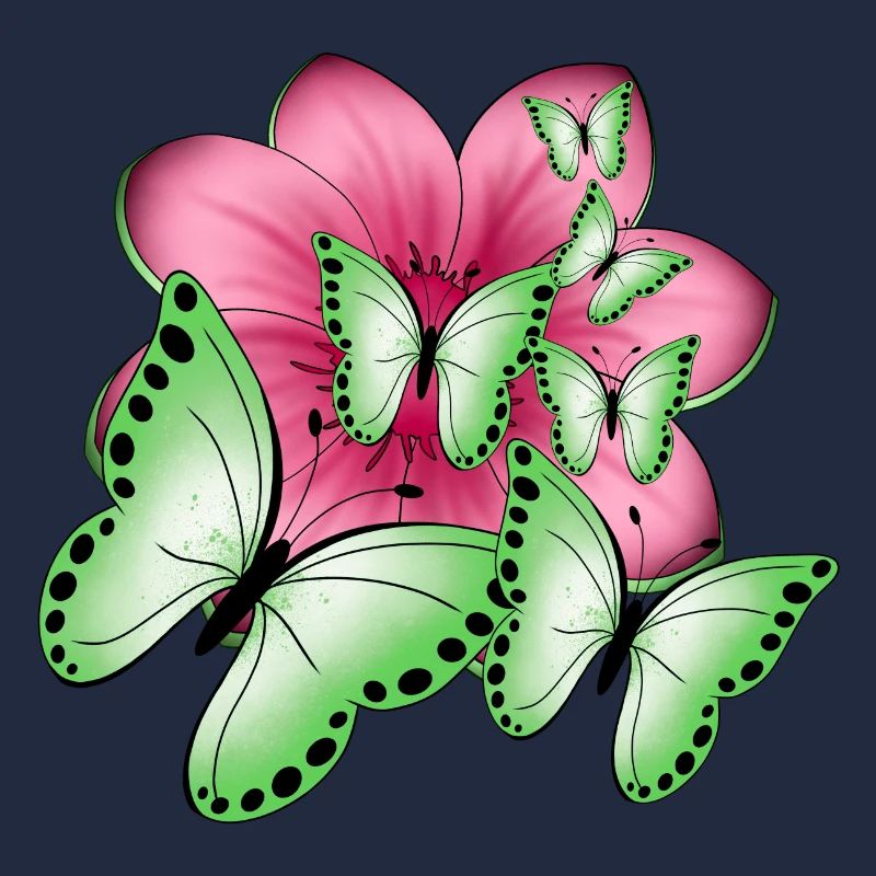 Schmetterlinge Blume